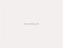 Tablet Screenshot of panachocolate.com